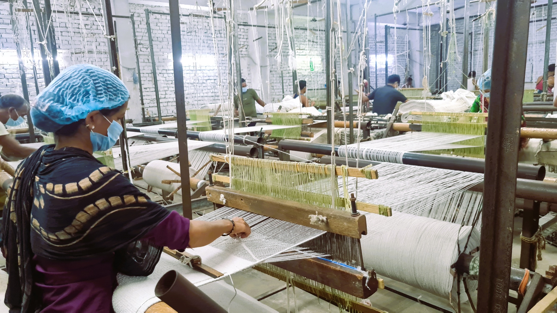 Handloom weaving